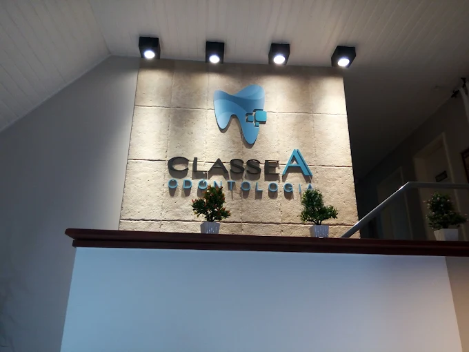 Recepção da clínica Classe A Odontologia